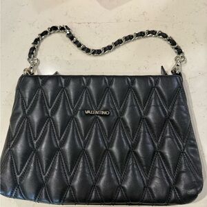 Valentino Black Quilted Shoulder Bag